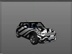 Cooper S 2022 LowPoly 3D Model