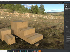 Cardboard Boxes - Game ready props Low-poly 3D Модель