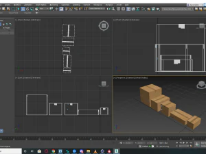 Cardboard Boxes - Game ready props Low-poly 3D Model