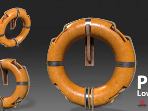 救命浮輪 3Dモデル