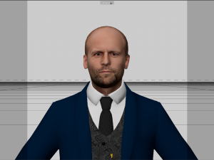 Jason Statham 3D Model