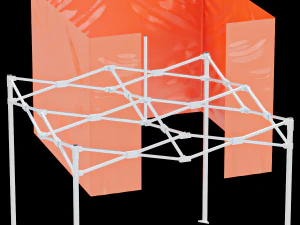 Marquee Tent Pack of 7 3D Model