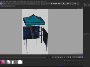 Marquee Tent Pack of 7 3D Model