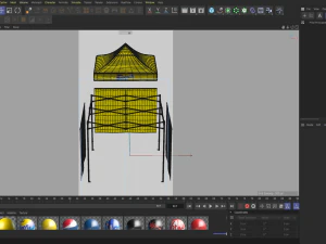 Marquee Tent Pack of 7 3D Model