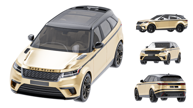 RANGE ROVER VELAR 3D Модель .c4d .max .obj .3ds .fbx .stl .blend 