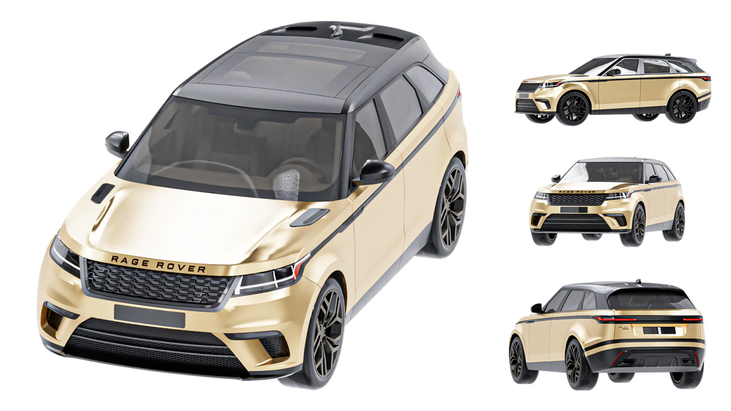 RANGE ROVER VELAR 3D Model .c4d .max .obj .3ds .fbx .stl .blend 