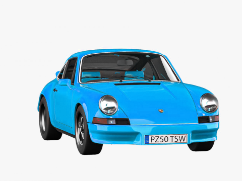 Porsche 911 Carrera RS 1973 3D 模型