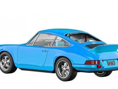 Porsche 911 Carrera RS 1973 3D 模型