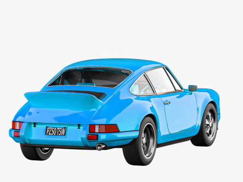 Porsche 911 Carrera RS 1973 3D 模型