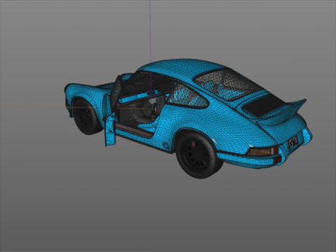Porsche 911 Carrera RS 1973 3D Model