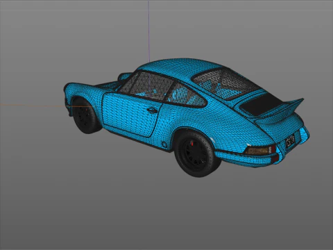 Porsche 911 Carrera RS 1973 3D Model