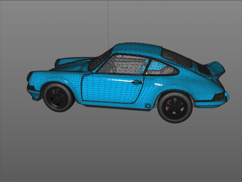 Porsche 911 Carrera RS 1973 3D 模型