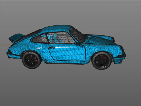 Porsche 911 Carrera RS 1973 3D Model