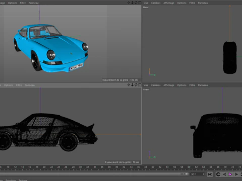 Porsche 911 Carrera RS 1973 3D Model