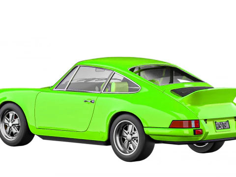 Porsche 911 Carrera RS 1973 3D Model