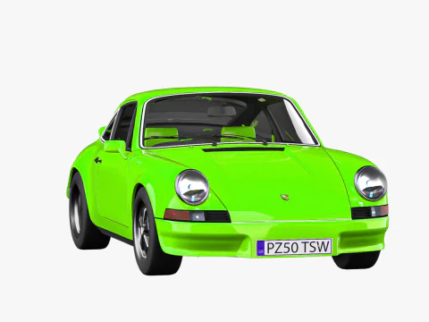Porsche 911 Carrera RS 1973 3D Model
