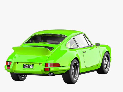 Porsche 911 Carrera RS 1973 3D Model