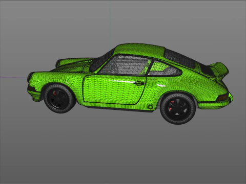 Porsche 911 Carrera RS 1973 3D Model