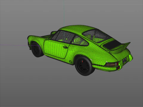 Porsche 911 Carrera RS 1973 3D Model