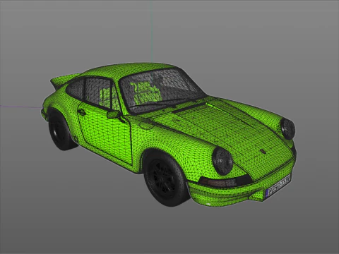 Porsche 911 Carrera RS 1973 3D Model