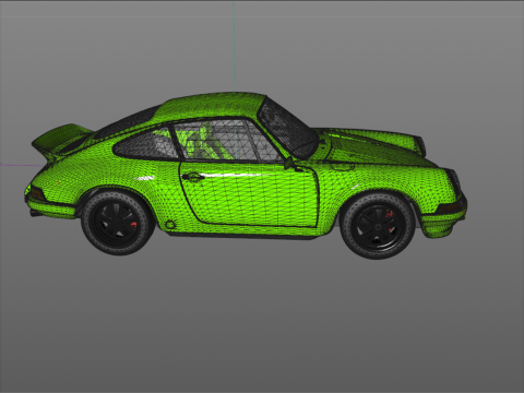 Porsche 911 Carrera RS 1973 Model 3D