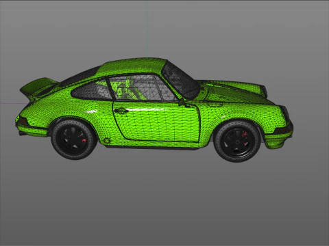 Porsche 911 Carrera RS 1973 3D Model