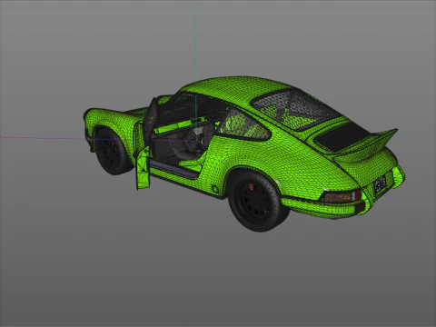 Porsche 911 Carrera RS 1973 3D Model