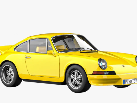 Porsche 911 Carrera RS 1973 3D Model