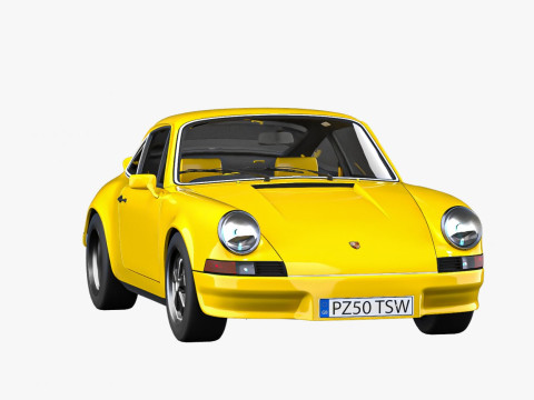 Porsche 911 Carrera RS 1973 3D Model