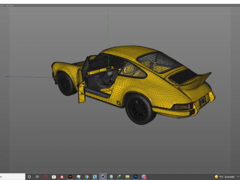 Porsche 911 Carrera RS 1973 3D Model