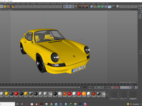 Porsche 911 Carrera RS 1973 3D Model