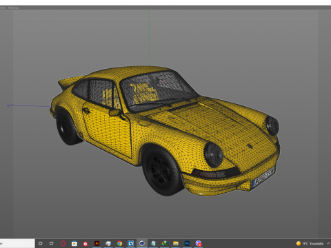 Porsche 911 Carrera RS 1973 3D Model