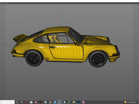 Porsche 911 Carrera RS 1973 3D Model