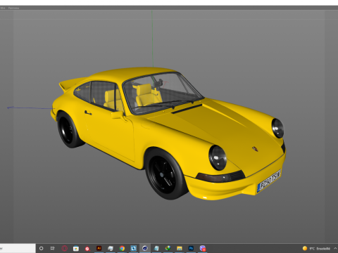 Porsche 911 Carrera RS 1973 3D Model