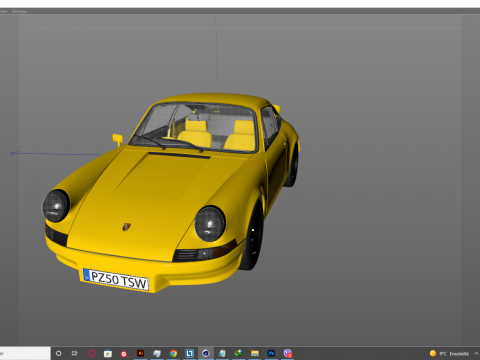 Porsche 911 Carrera RS 1973 3D Model
