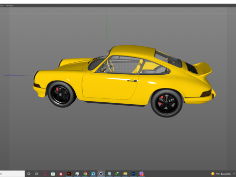 Porsche 911 Carrera RS 1973 3D Model