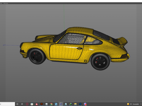 Porsche 911 Carrera RS 1973 3D Model