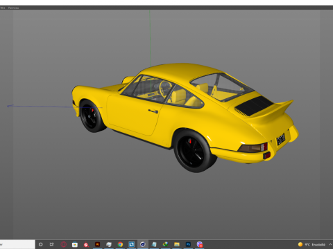 Porsche 911 Carrera RS 1973 3D Model
