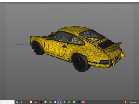 Porsche 911 Carrera RS 1973 3D Model