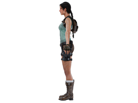 Tomb Raider Lara Croft LowPoly 3Dモデル
