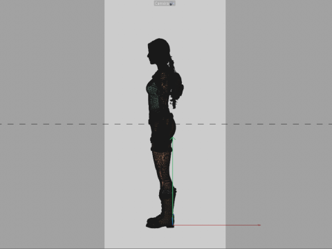 Tomb Raider Lara Croft LowPoly 3Dモデル