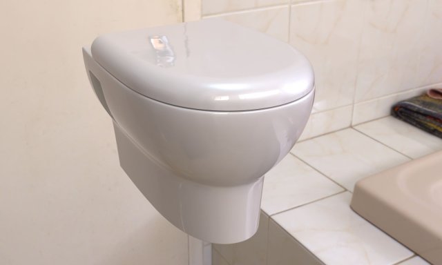 toilet 3D Model .c4d .max .obj .3ds .fbx .stl .blend