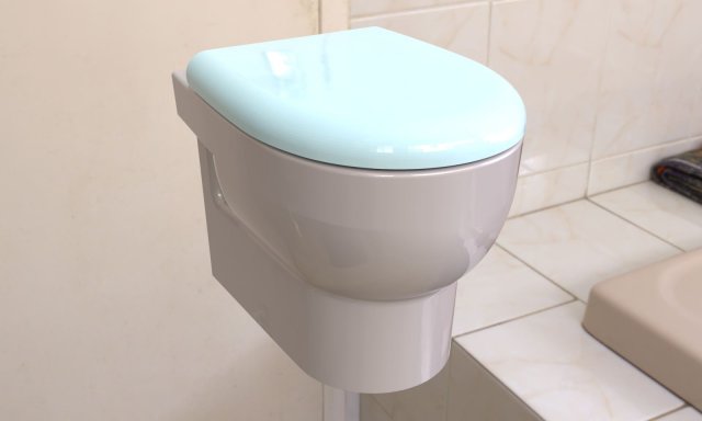 toilet Modello 3D .c4d .max .obj .3ds .fbx .stl .blend