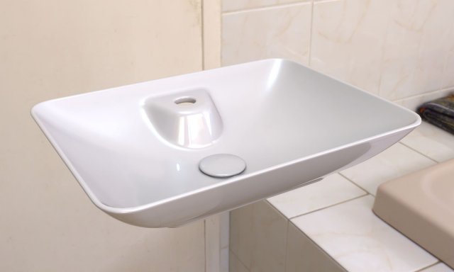 washbasin 3D Model .c4d .max .obj .3ds .fbx .stl .blend 