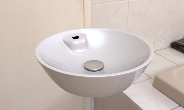 washbasin Modelo 3D .c4d .max .obj .3ds .fbx .stl .blend