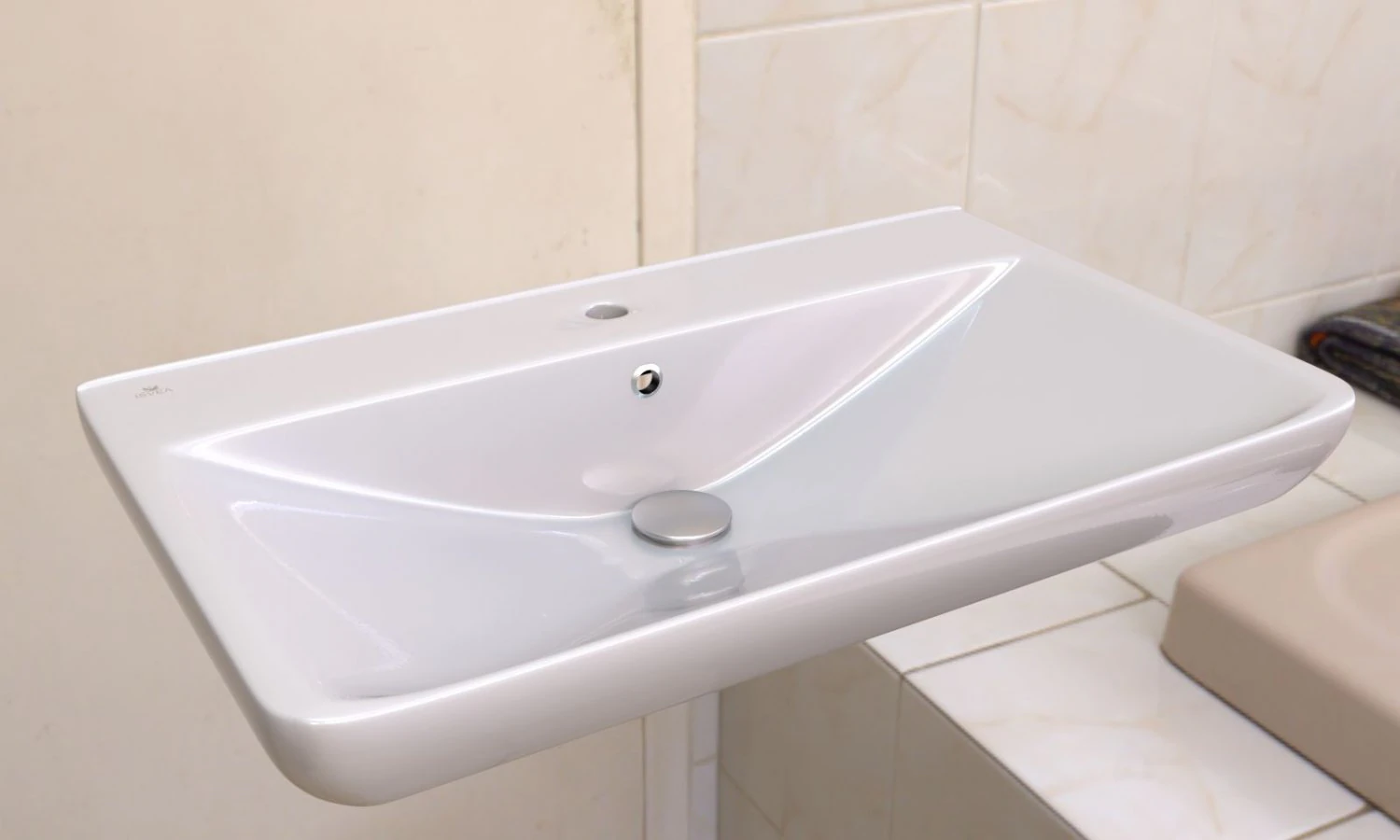 washbasin 3D Model .c4d .max .obj .3ds .fbx .stl .blend