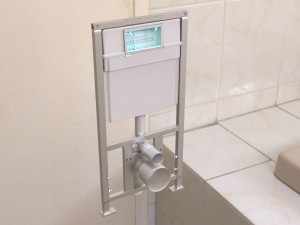 flush tanks for hidden mounting 3D Model