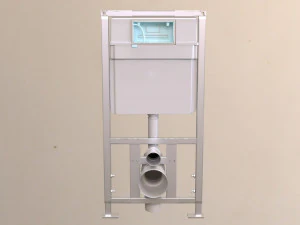 flush tanks for hidden mounting 3D Model