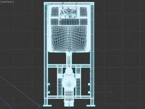 flush tanks for hidden mounting 3D 模型