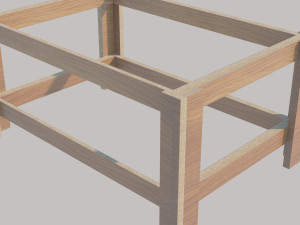 coffee table 3D 模型